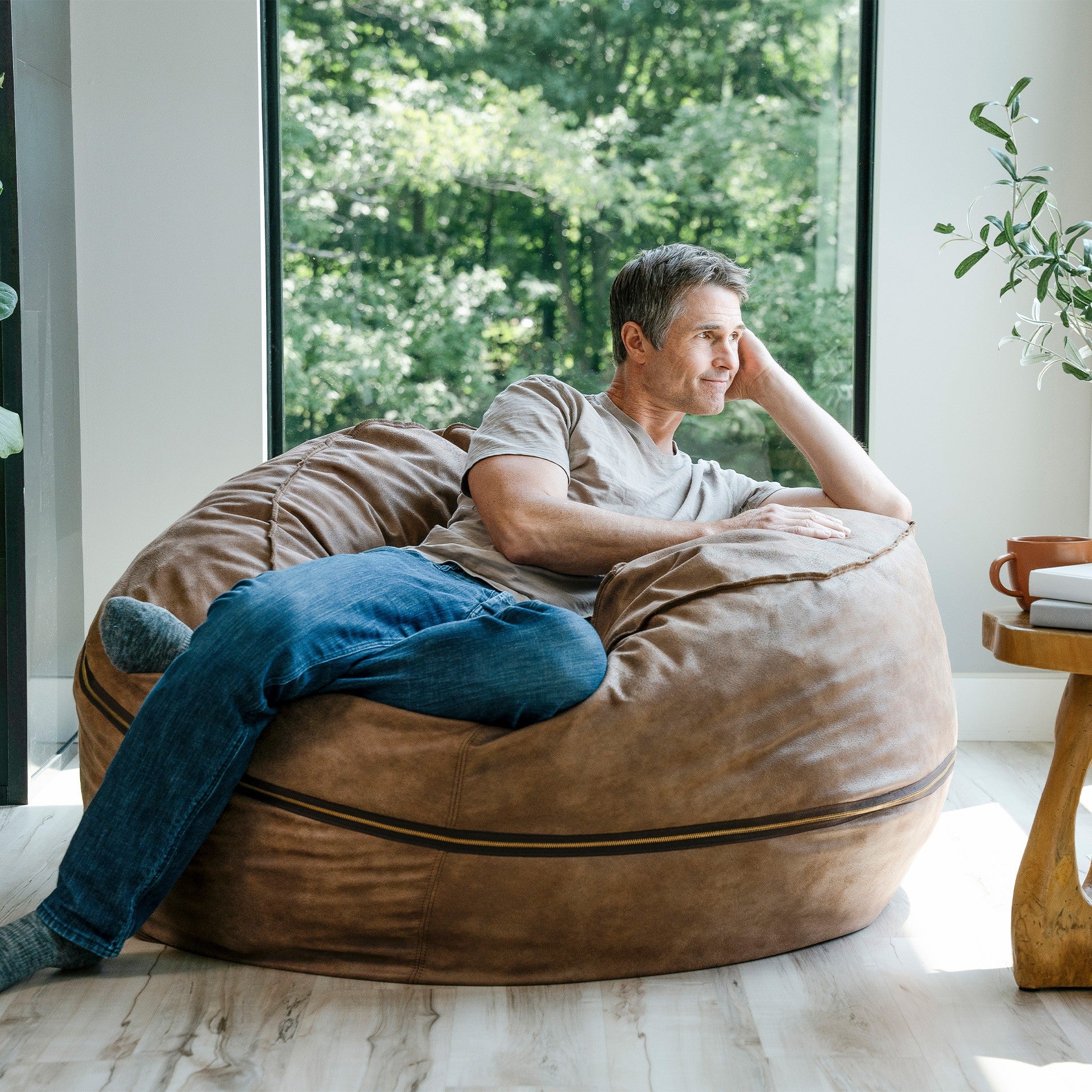 Fuf® 5Ft Foam Bean Bag - Image 120
