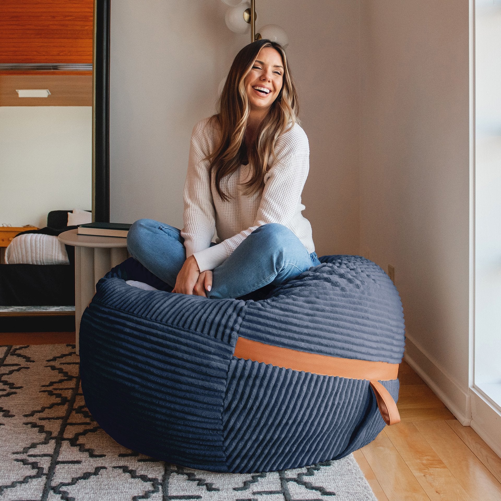 Fuf® 4Ft Foam Bean Bag - Image 118