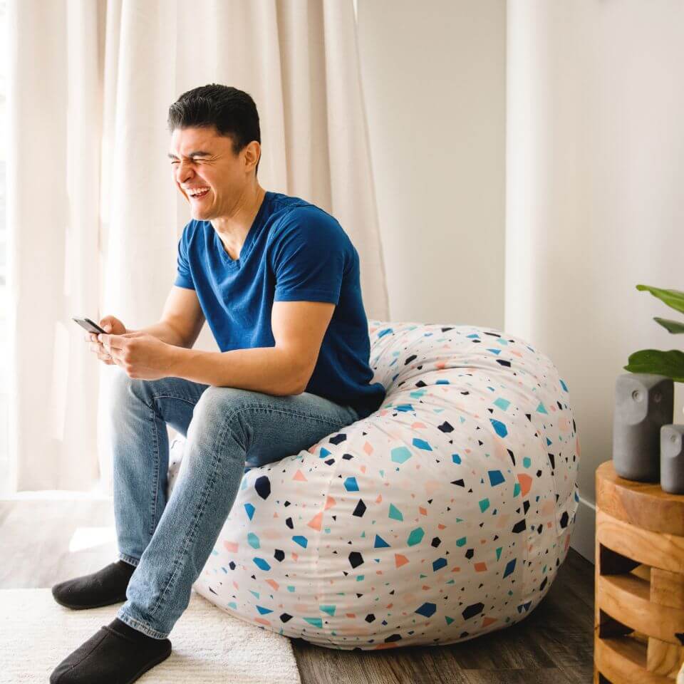 Fuf® 4Ft Foam Bean Bag - Image 20
