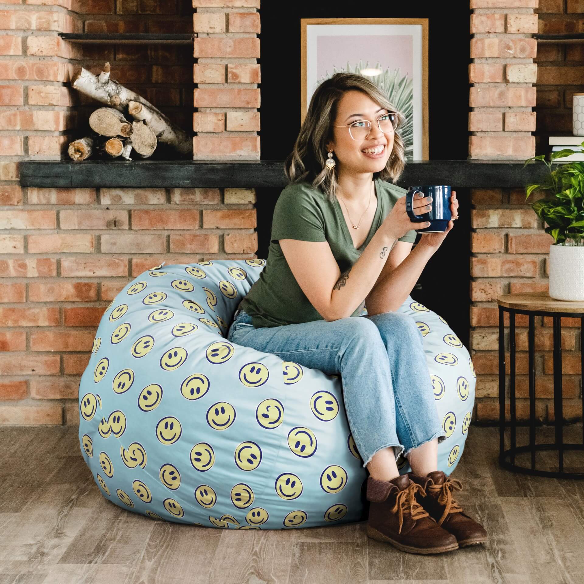 Fuf® 4Ft Foam Bean Bag - Image 25
