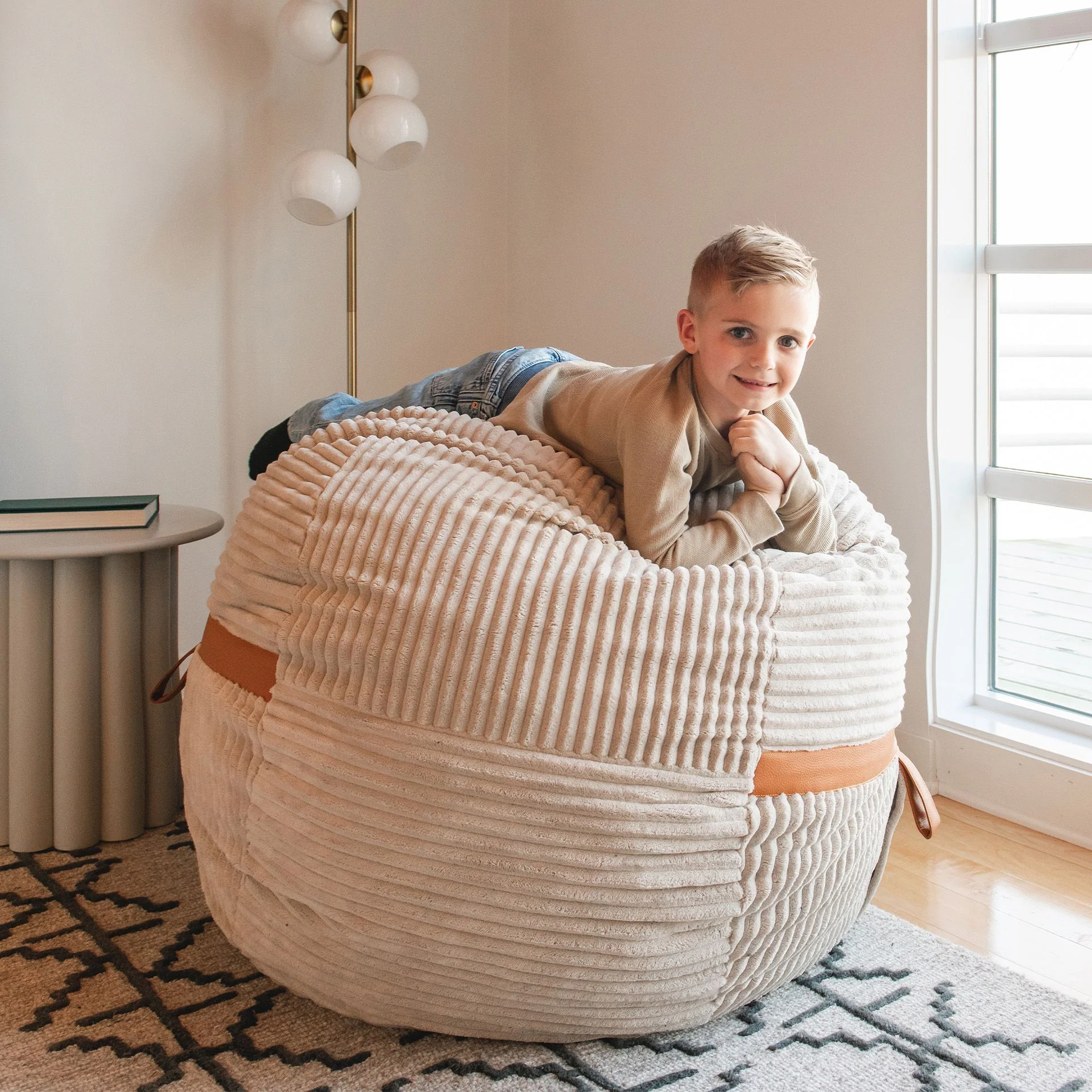 Fuf® 4Ft Foam Bean Bag - Image 4