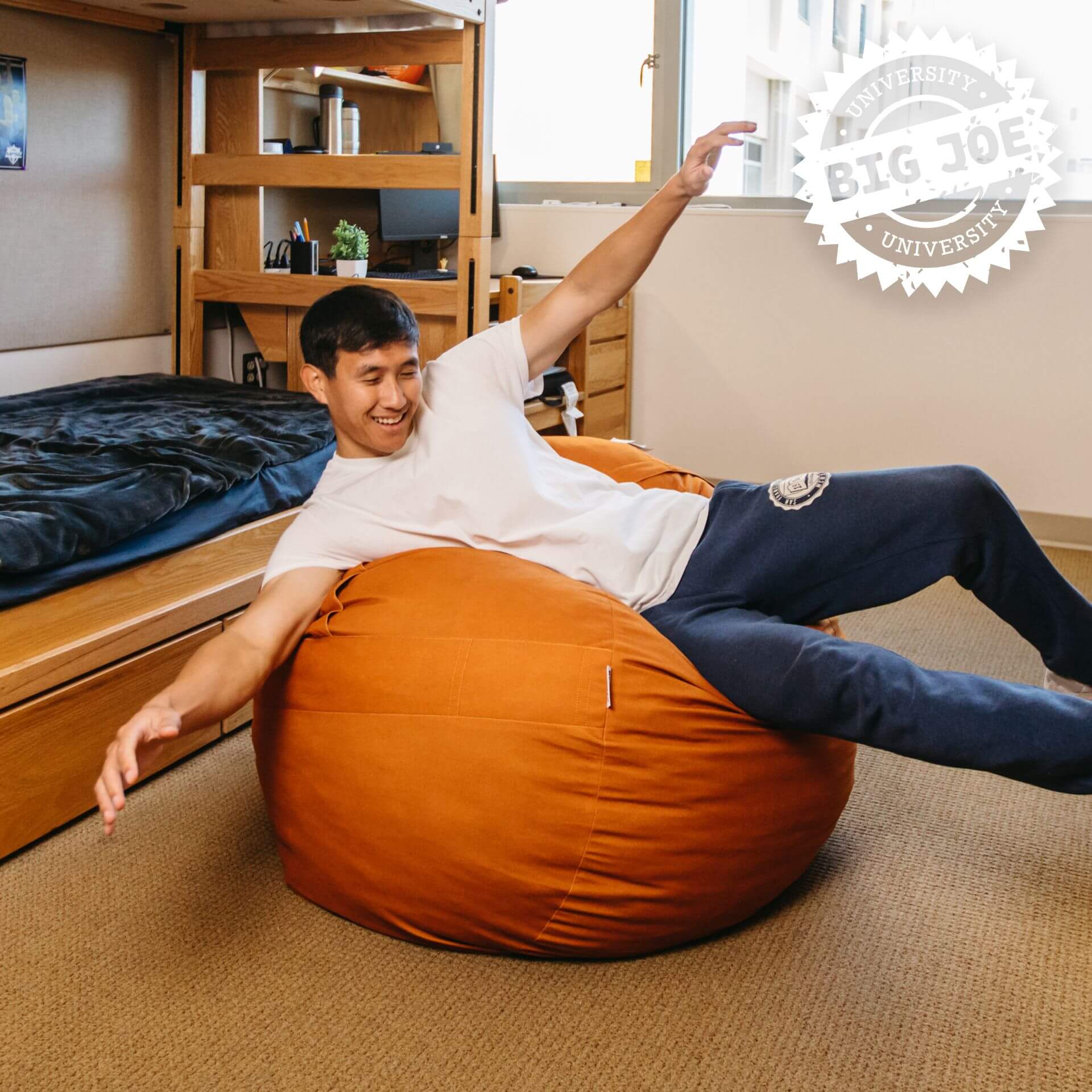 Fuf® 4Ft Foam Bean Bag - Image 43
