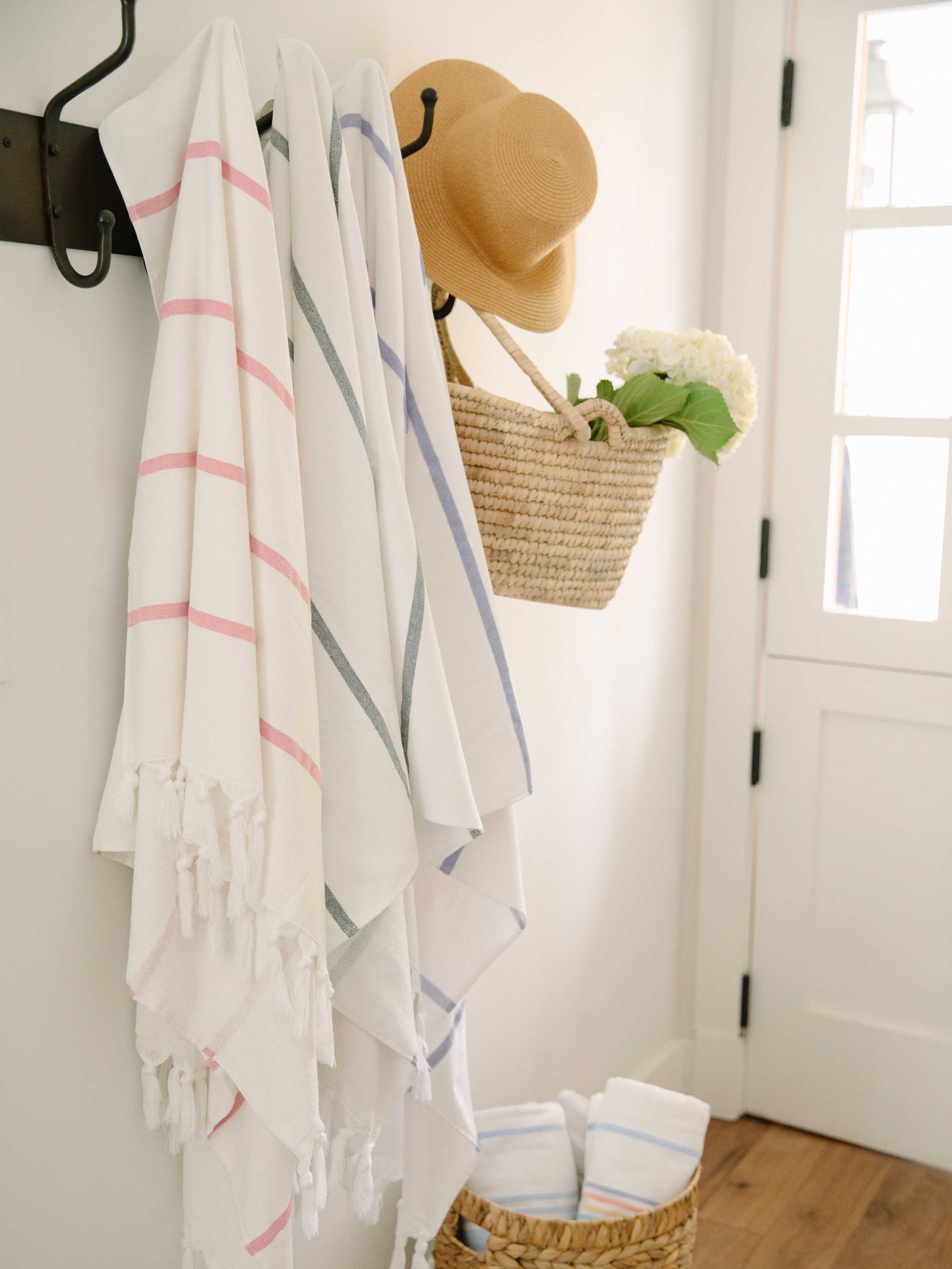 Navy Positano Turkish Towel - Image 3