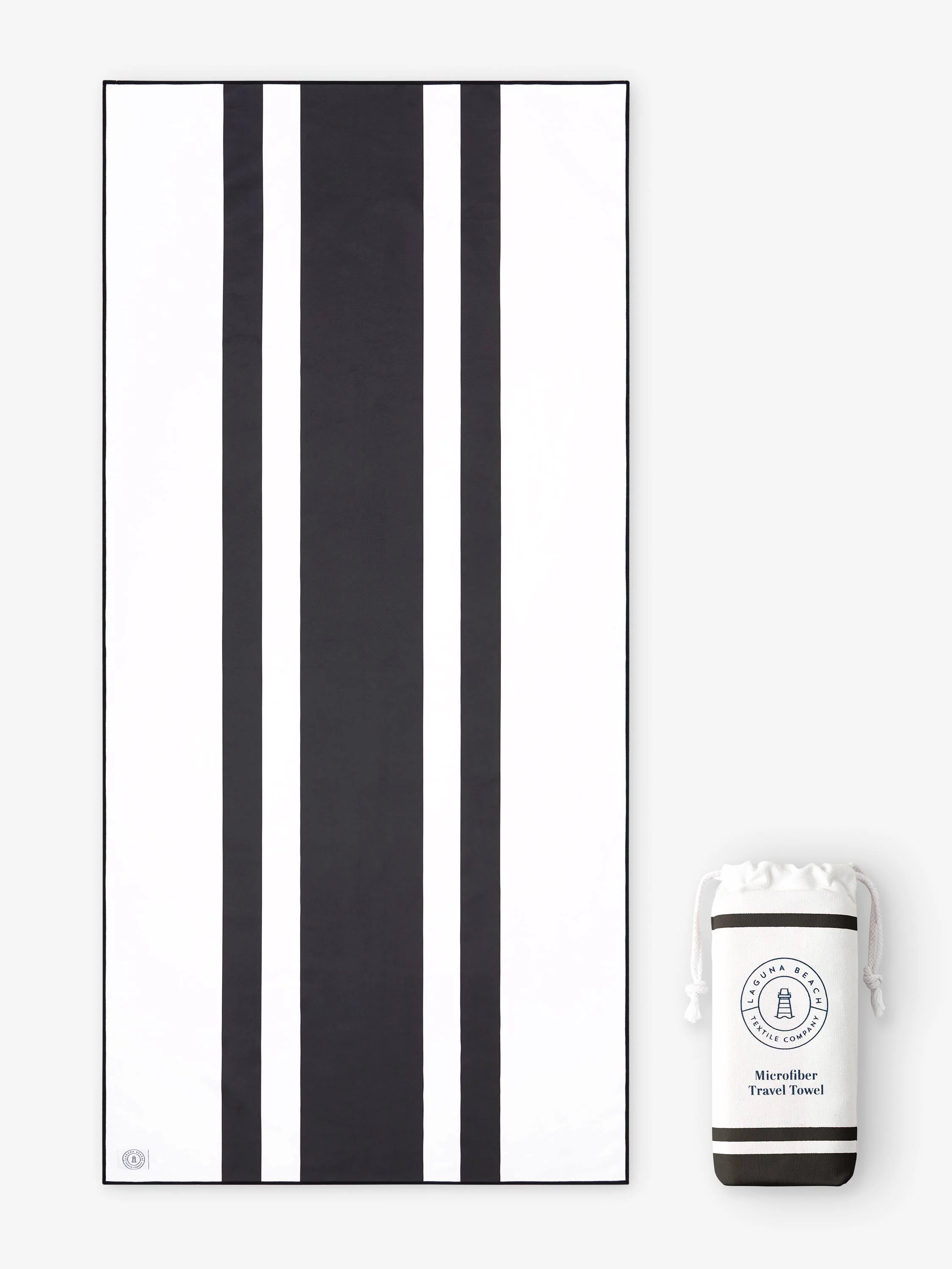 Noir Microfiber Beach Towel - Image 5