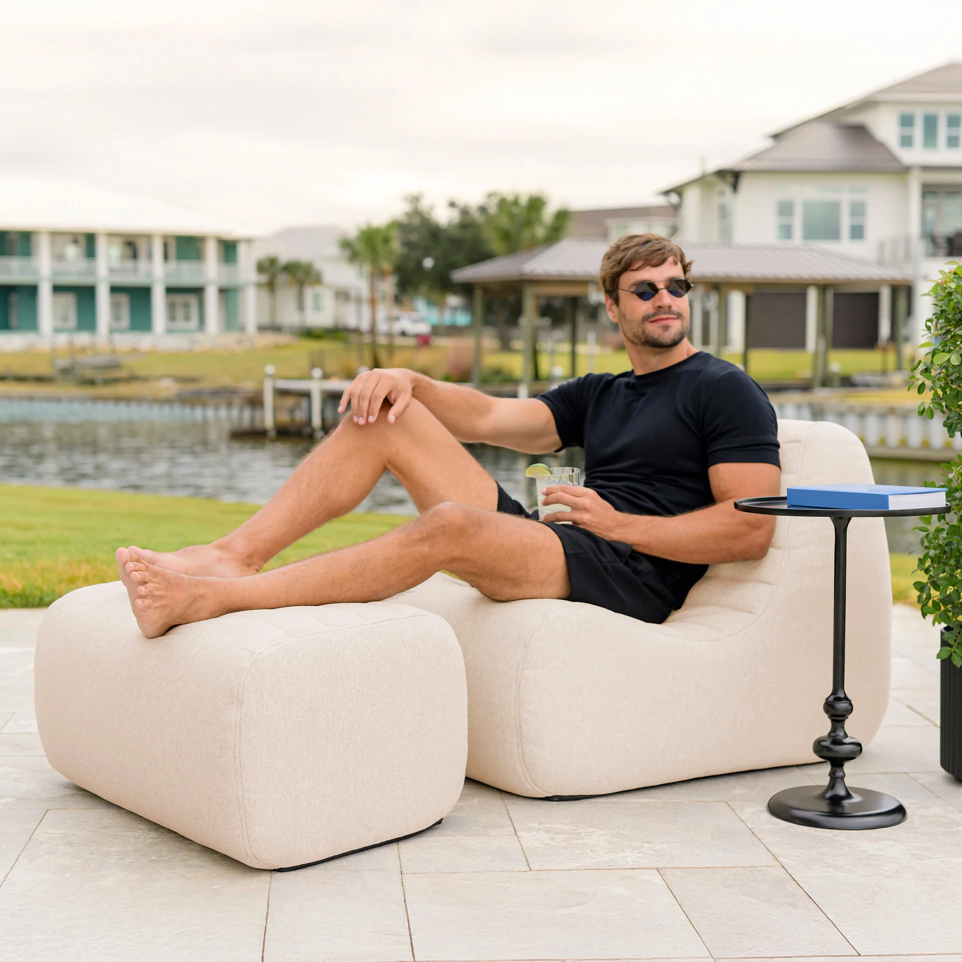 Solvana™ Outdoor Ottoman - Image 12