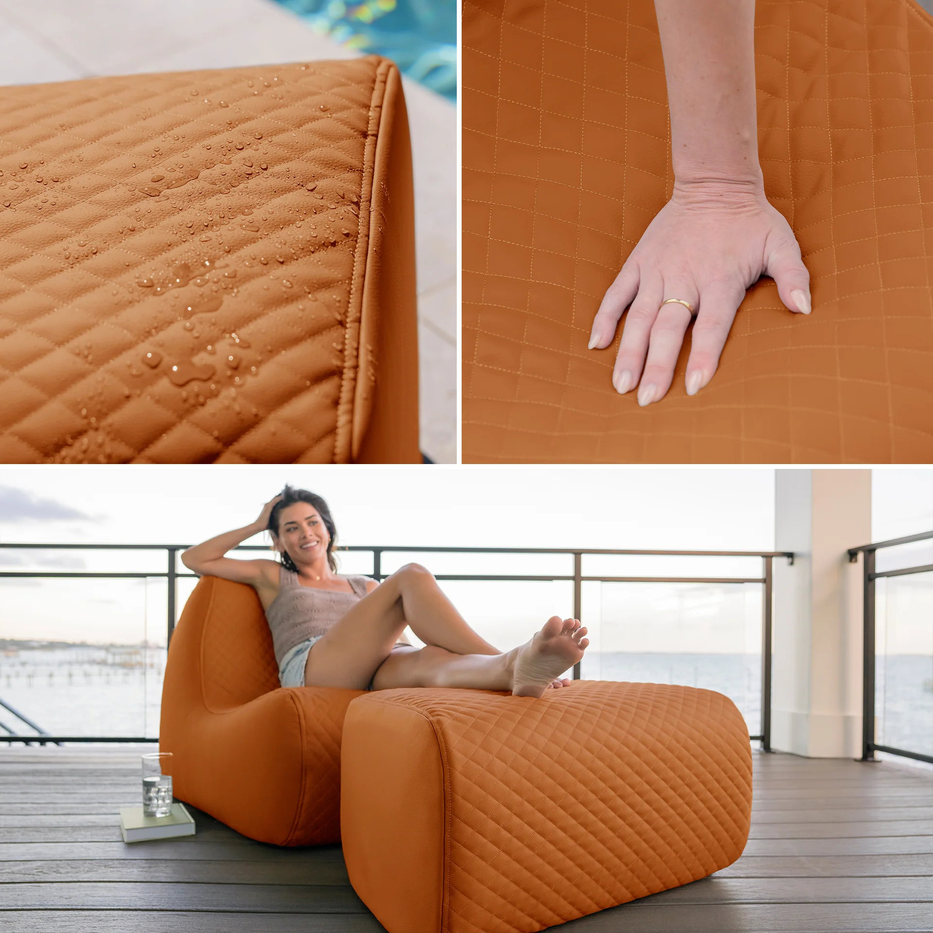 Solvana™ Outdoor Ottoman - Image 56