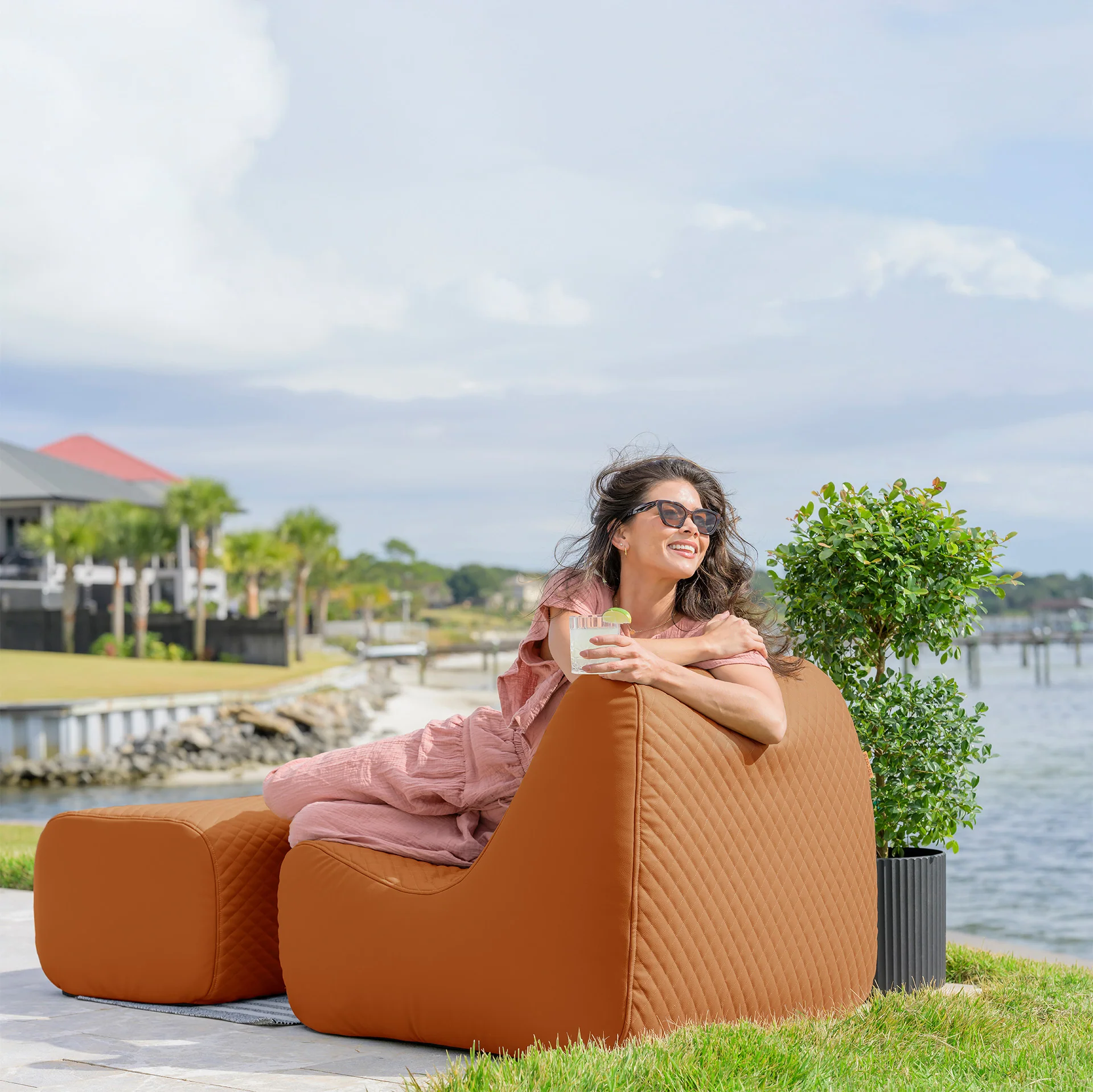 Solvana™ Outdoor Ottoman - Image 66