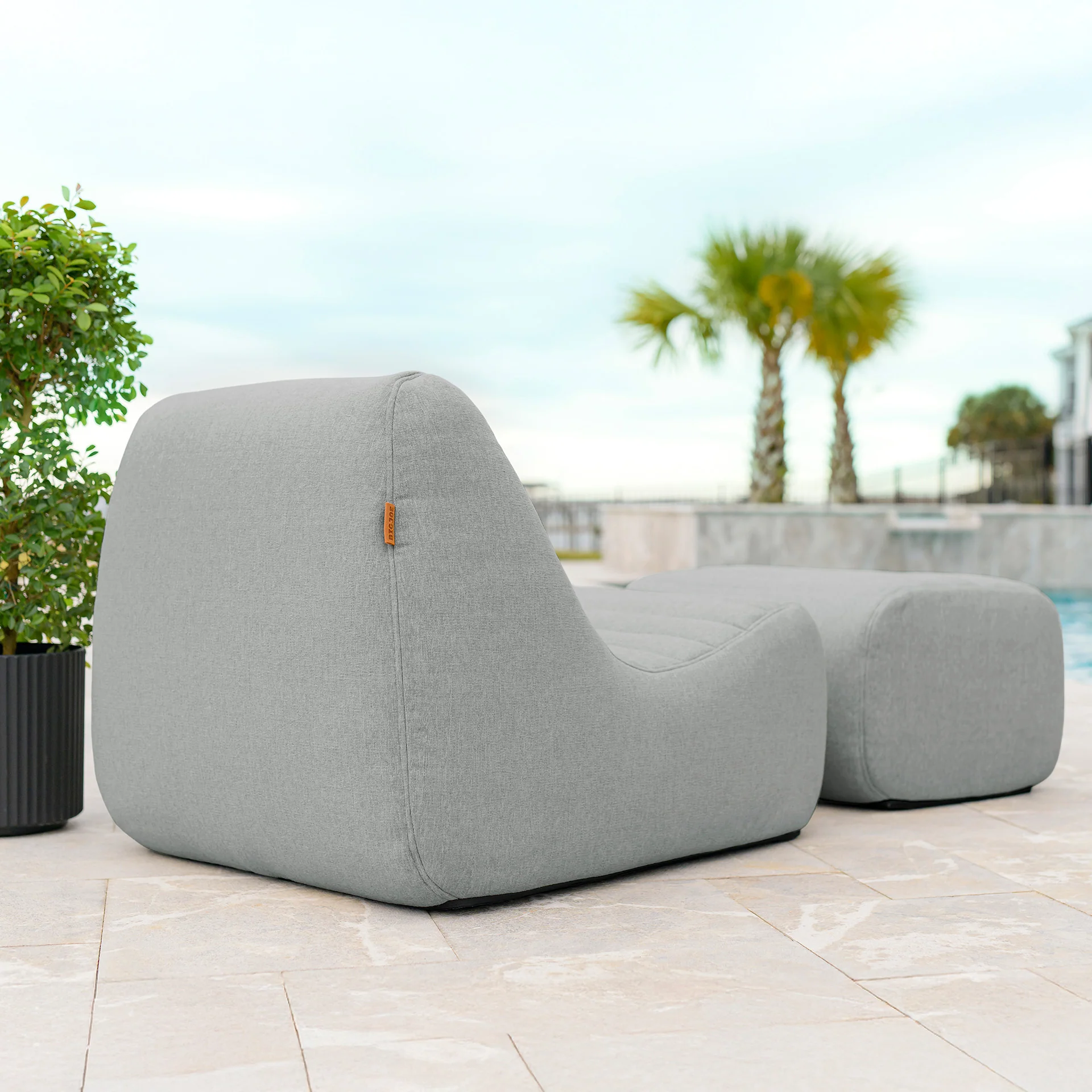 Solvana™ Outdoor Chair and Ottoman Set - Image 45
