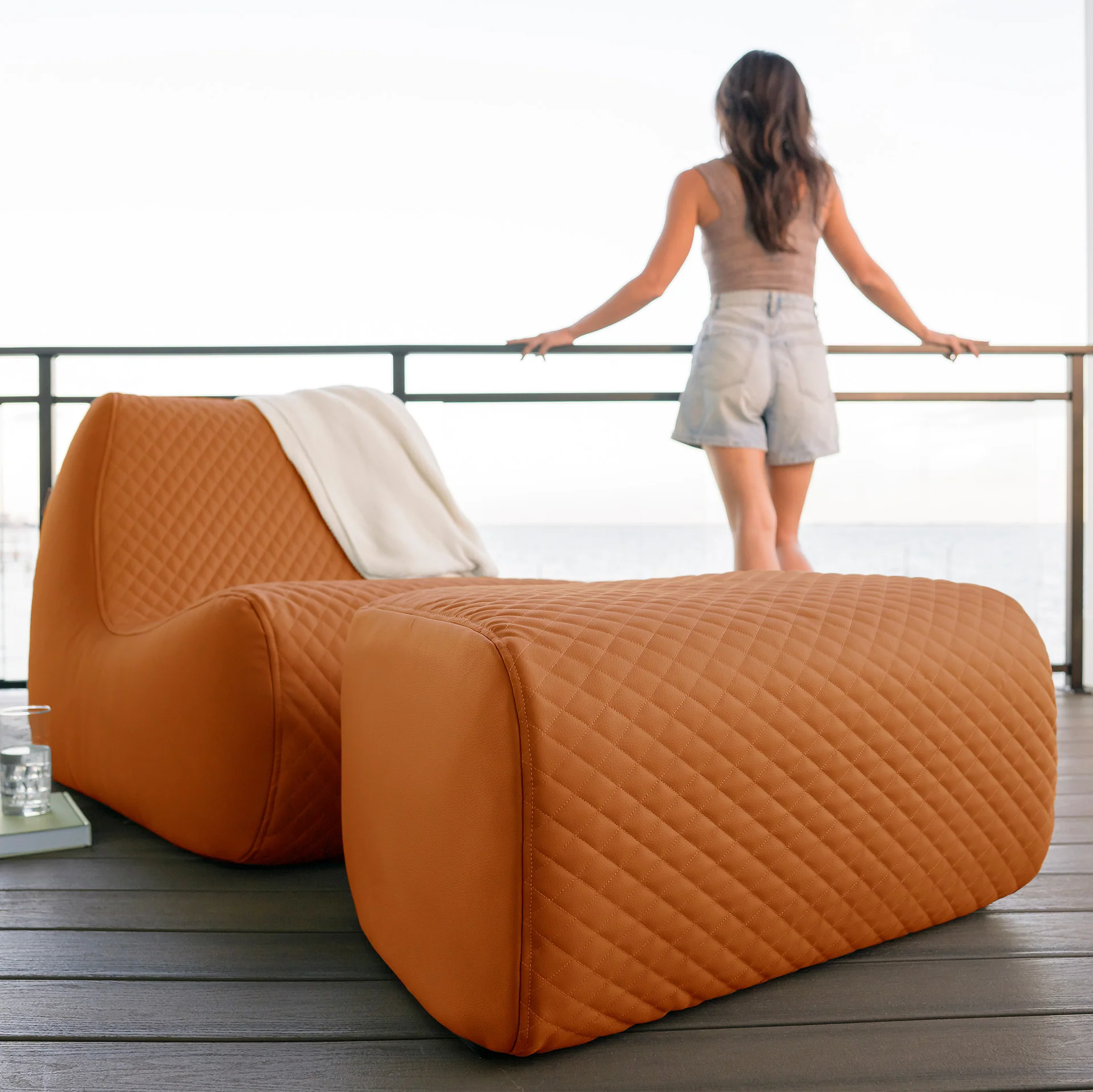 Solvana™ Outdoor Chair and Ottoman Set - Image 51